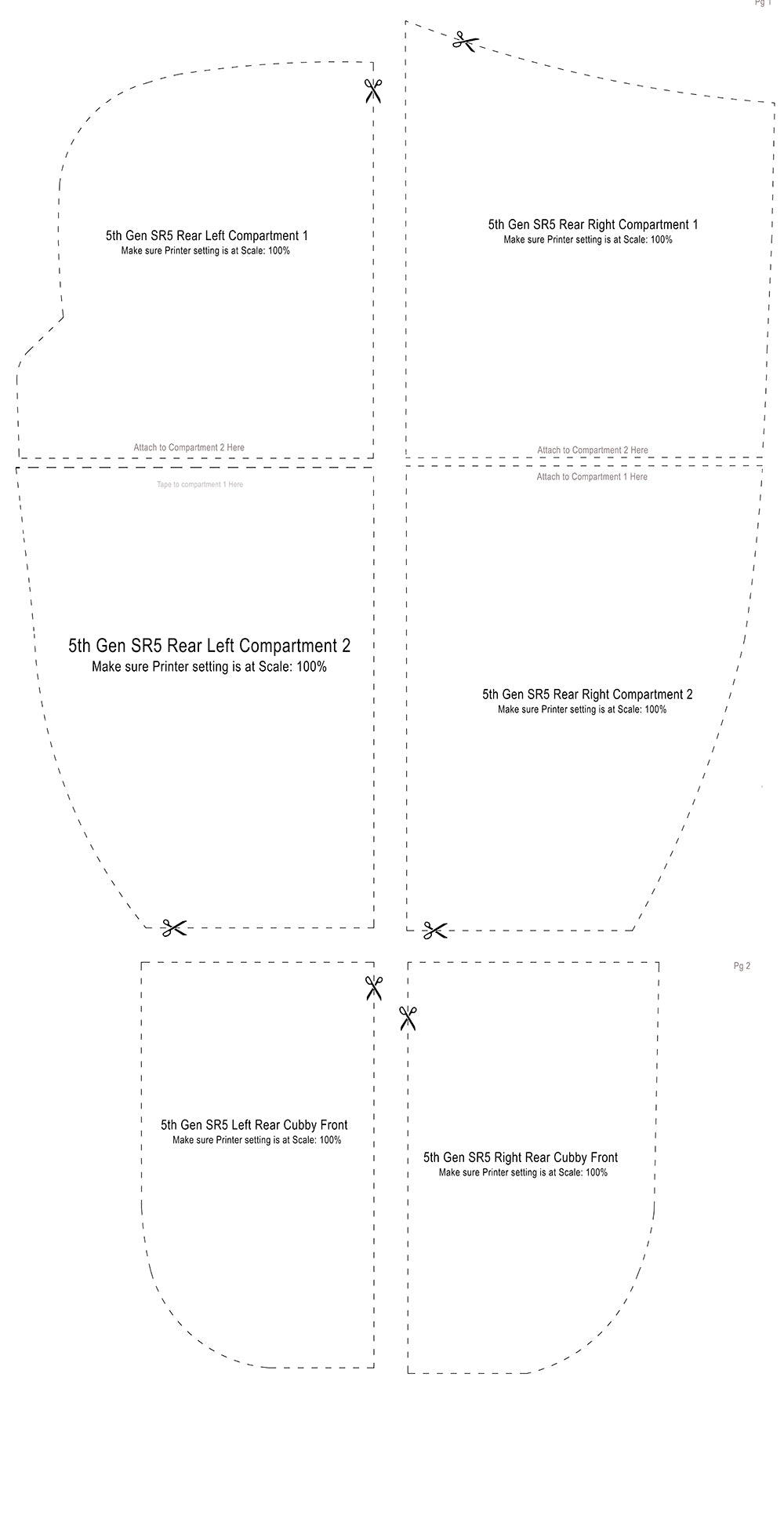 5th Gen Cubby Templates - Solid Wood Worx