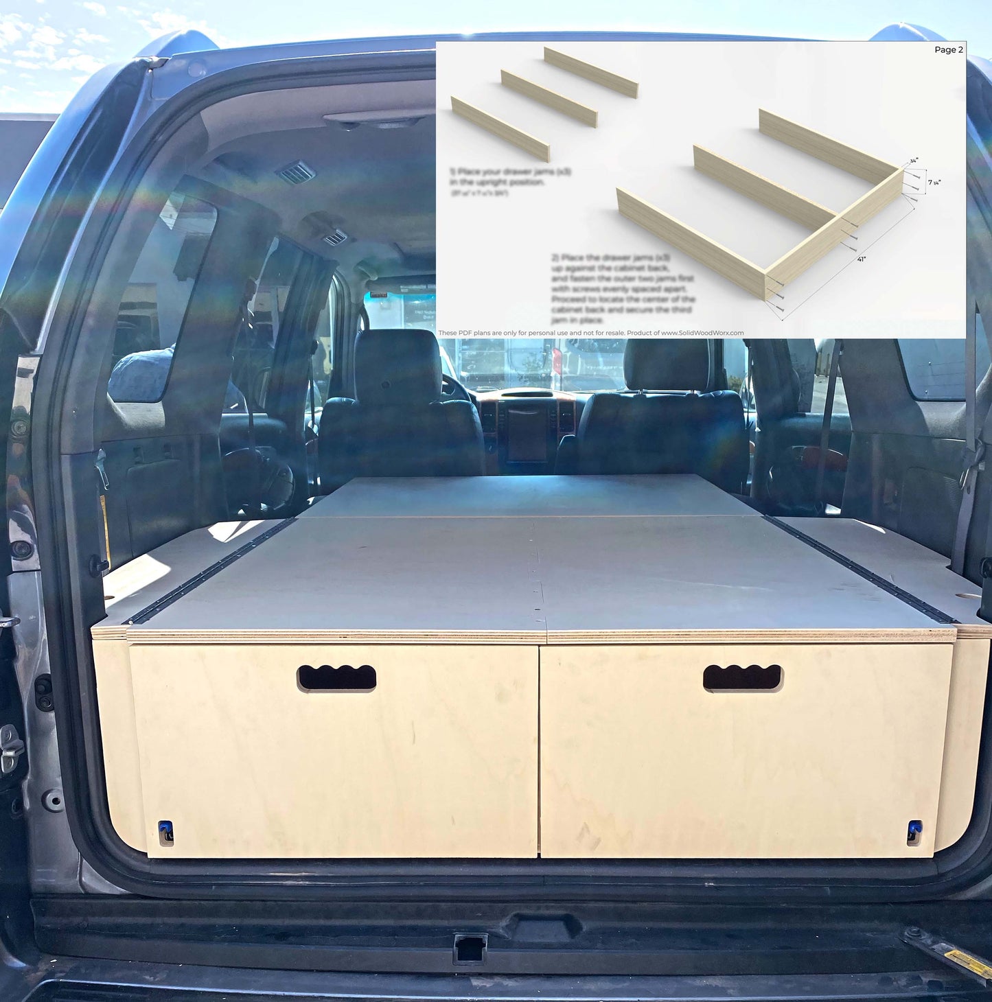 Lexus GX470 DIY Plans 2003 - 2009 - Solid Wood Worx