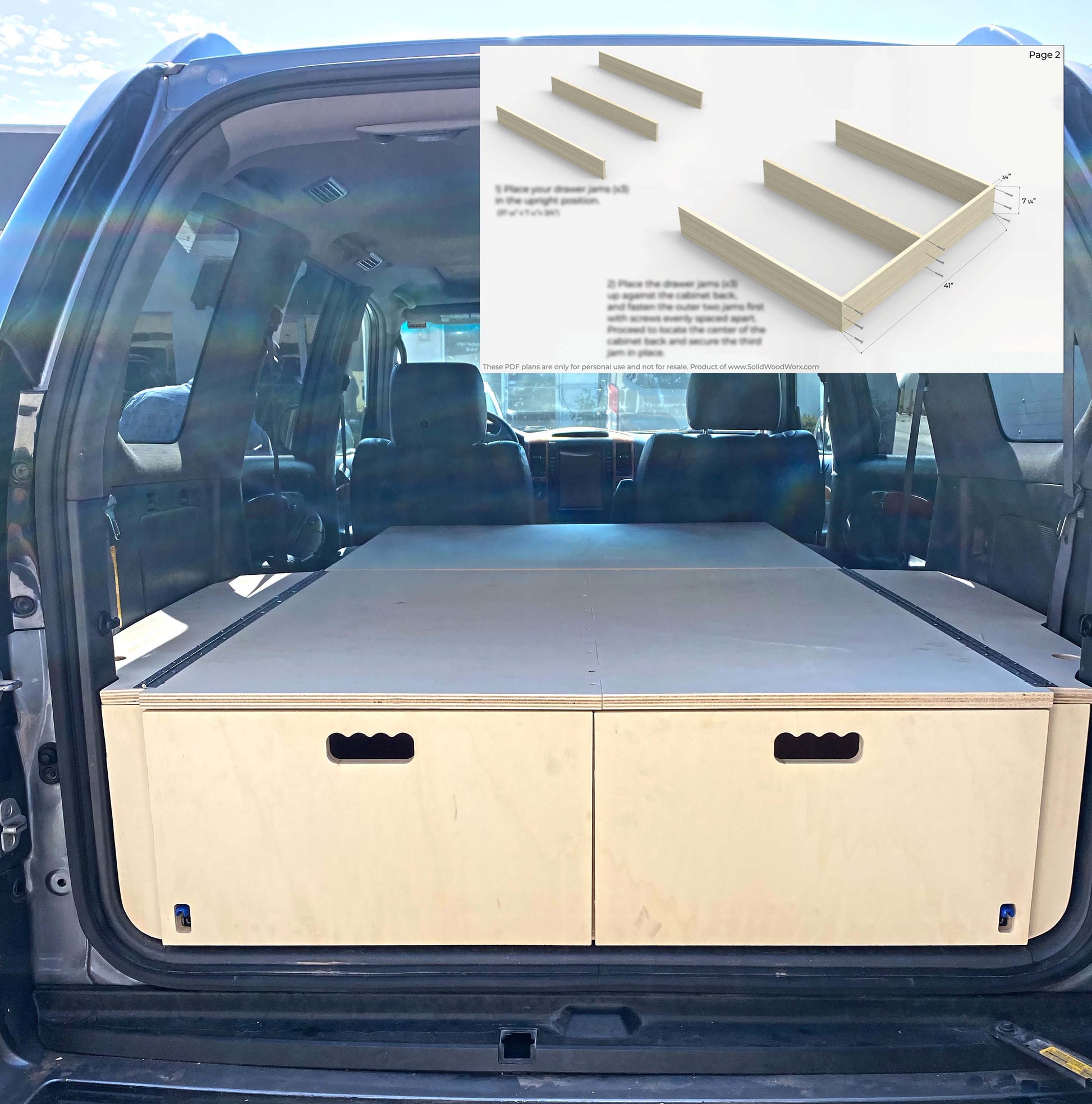 Lexus GX470 DIY Plans 2003 - 2009 - Solid Wood Worx